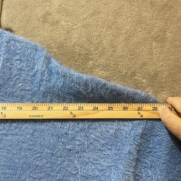 Eyelash Baby Blue Thick Show‎ me your Mumu Women Sz XXL Cozy Forever Sweater L/S - Picture 11 of 15